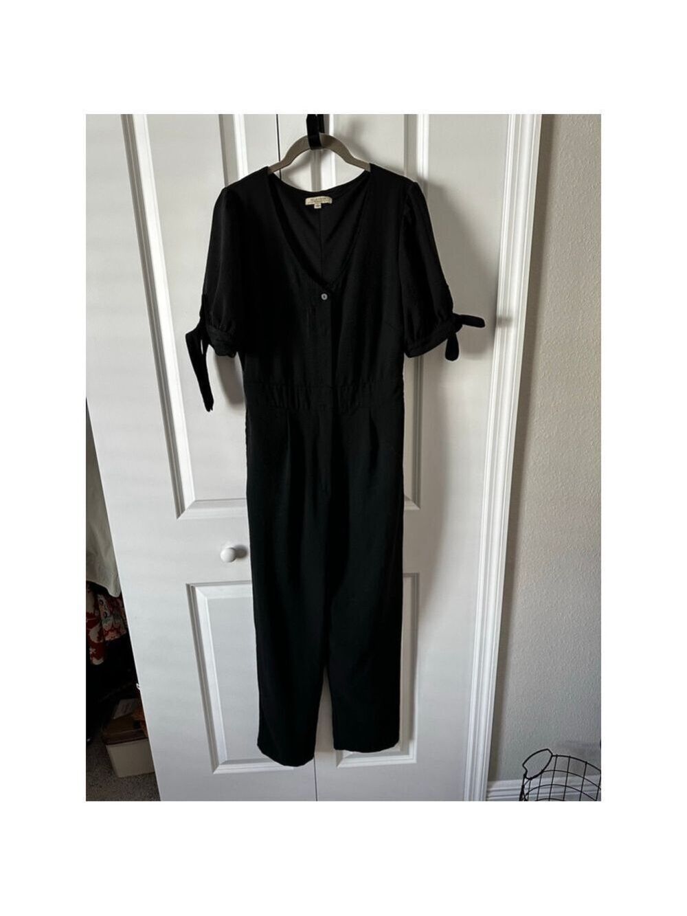 POLAGRAM Black Jumpsuit L